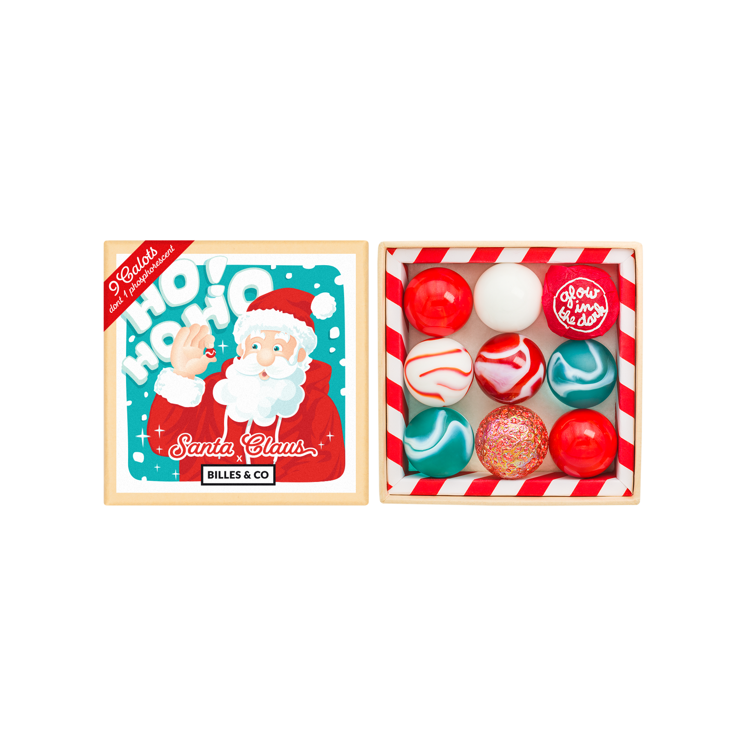 Billes & Co Murmel-Box Santa Claus klein