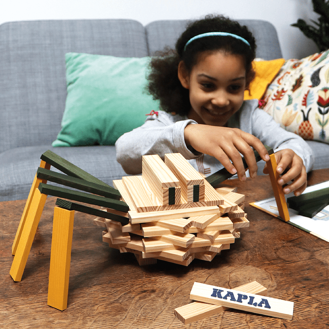 Kapla Baukasten Spinne