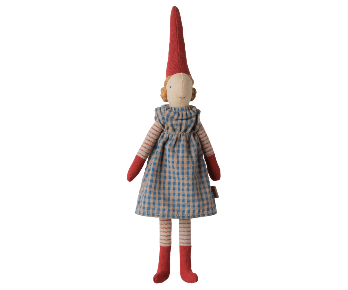 Maileg Pixy, Size 1 – Girl – Blue dress
