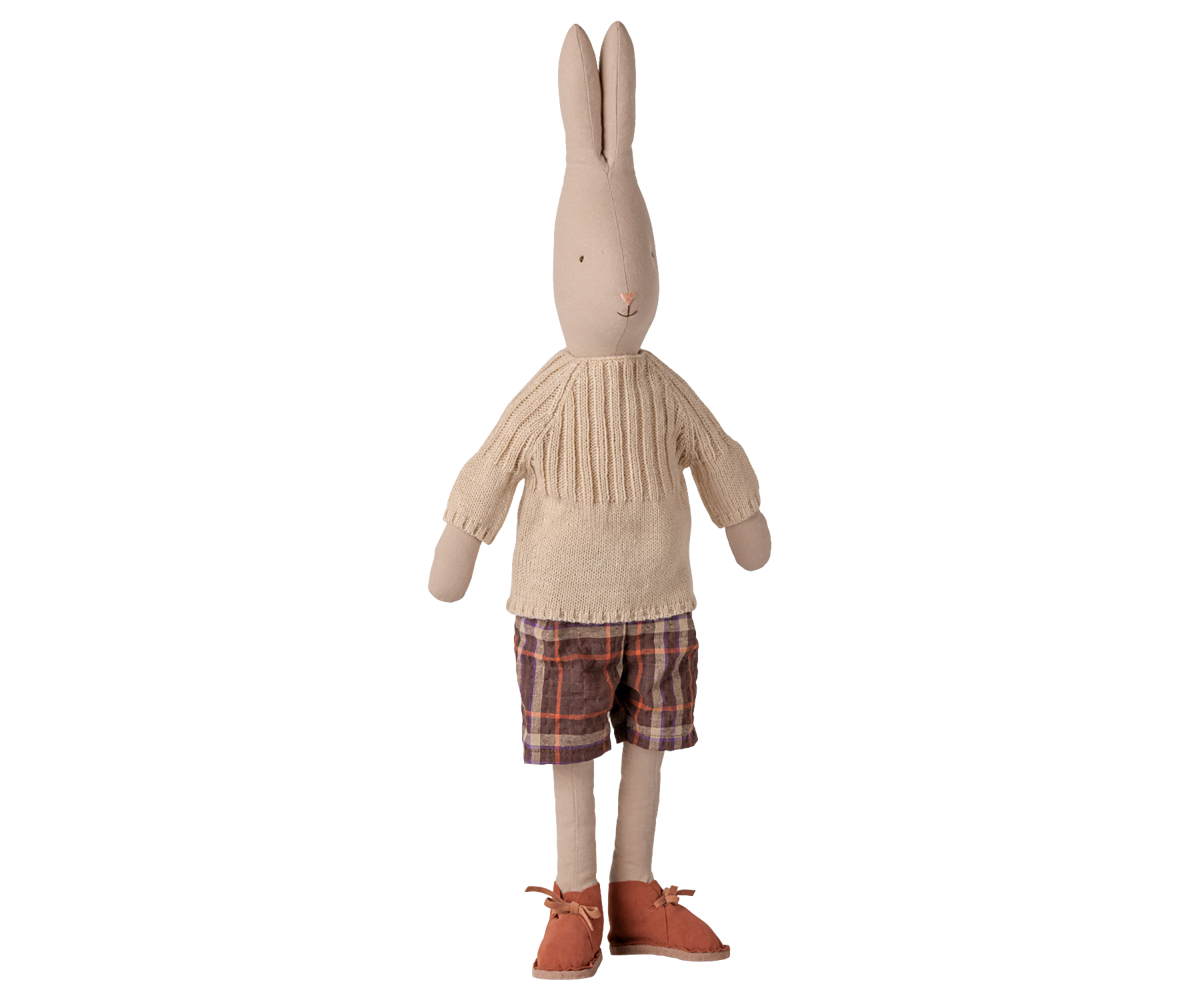 Maileg Rabbit, Size 4 – Classic – Pants and knitted sweater