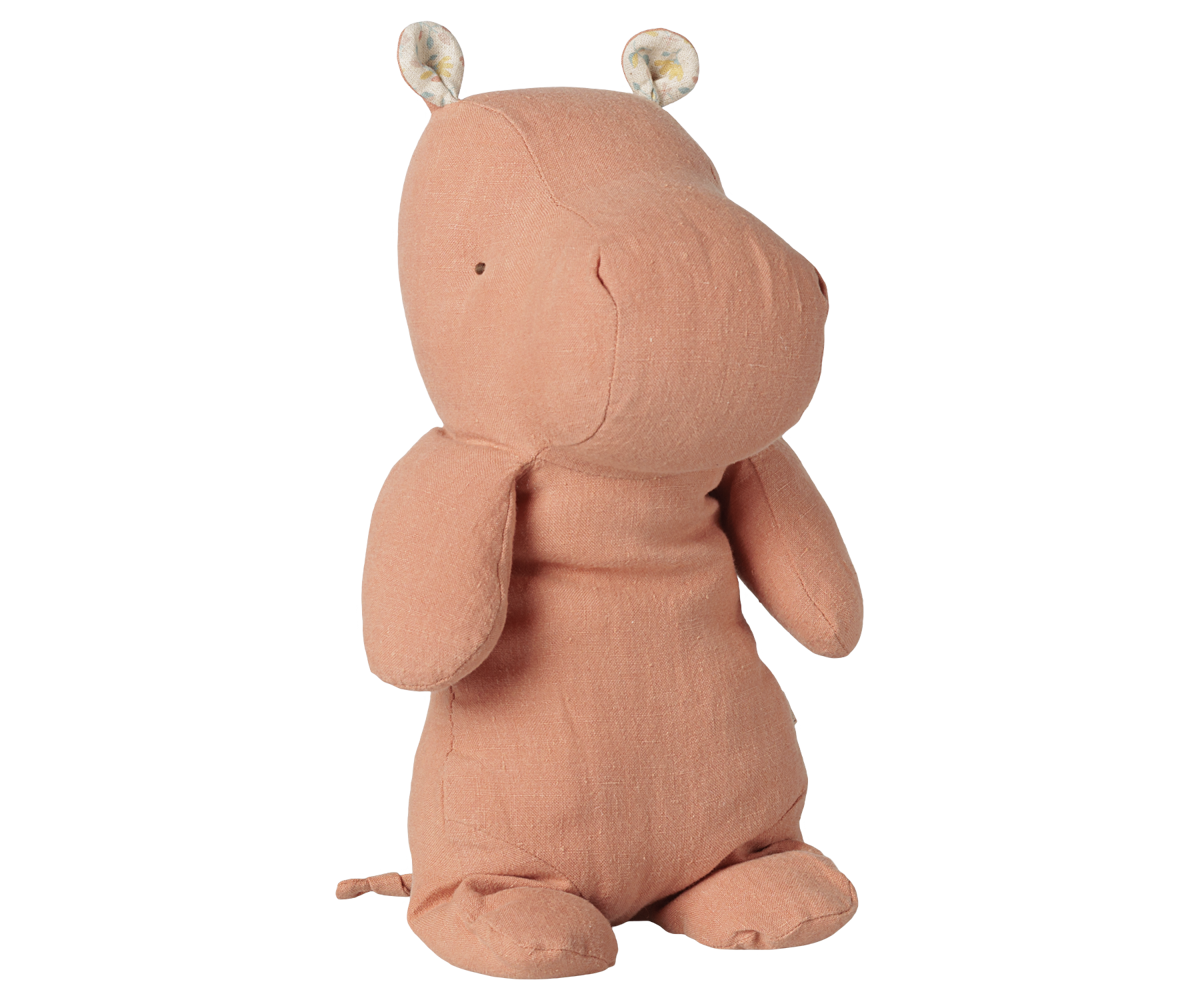 Maileg Safari friends, Hippo, Medium – Dusty coral