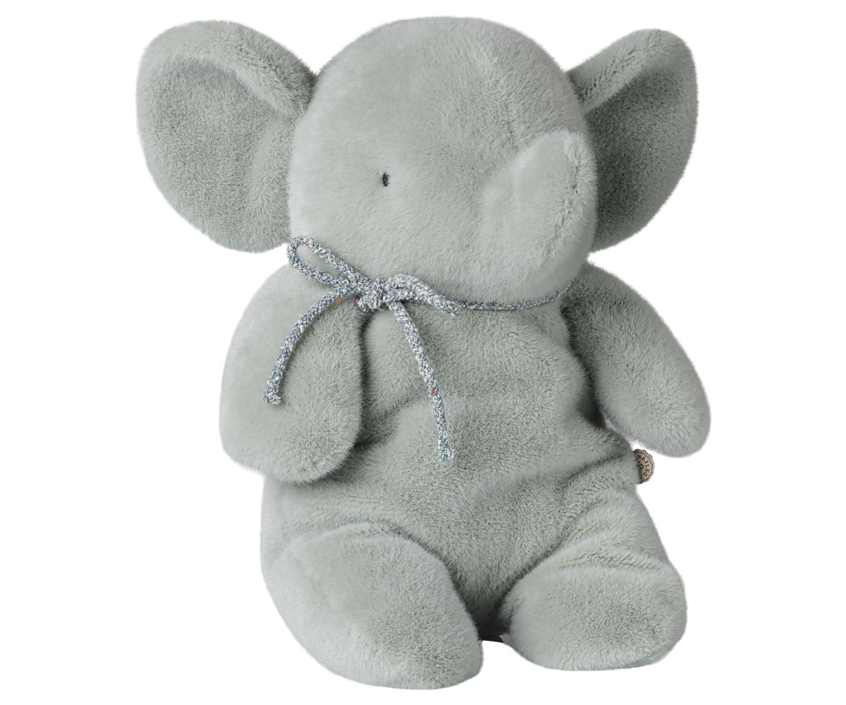 Maileg Elephant plush, Medium – Soft mint