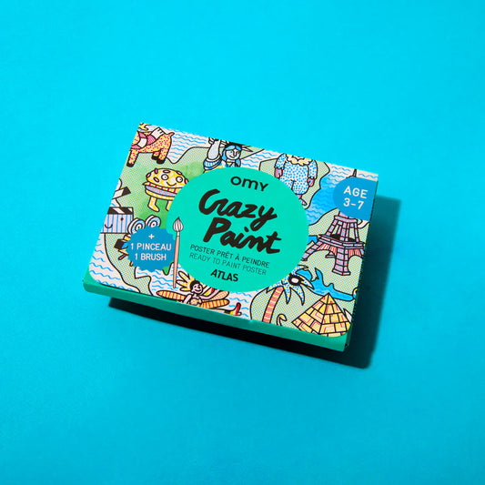 Omy Crazy Paint Poster Atlas