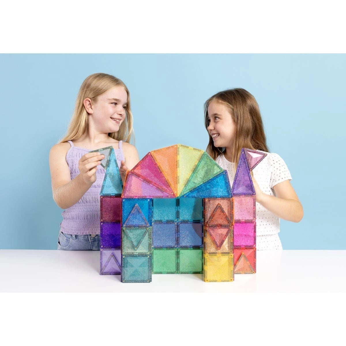 Connetix Magnetbausteine Glitter Castle 48 Teile