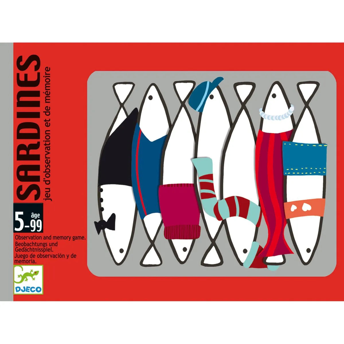 Djeco Sardines Kartenspiel