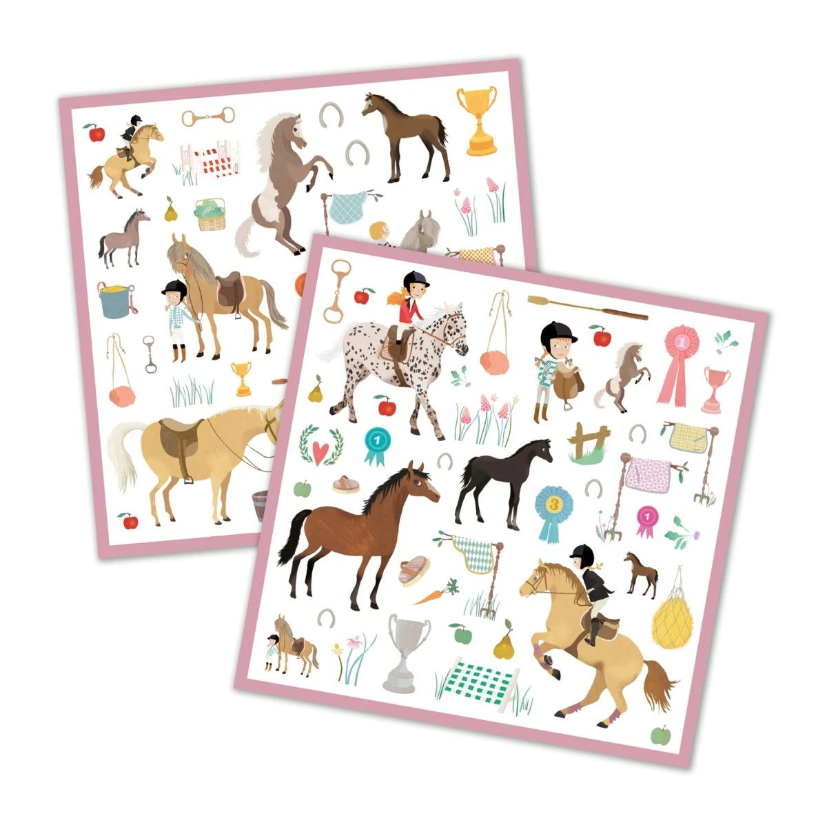 Djeco Sticker Pferde