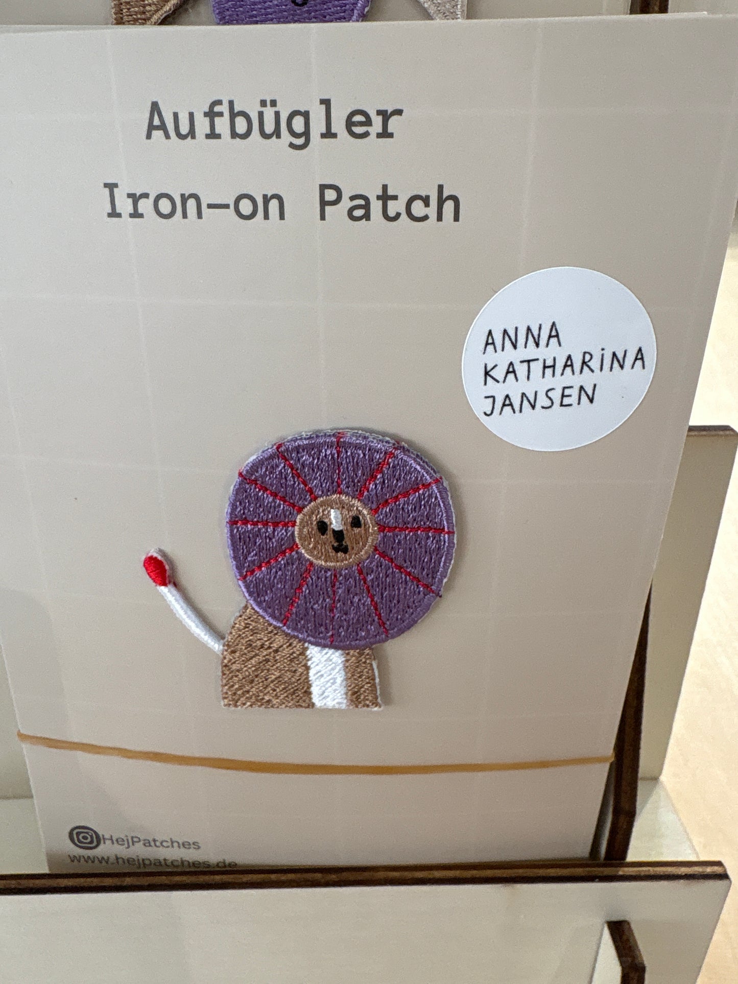 HejPatches Aufbügler Löwe Anna Katharina Jansen