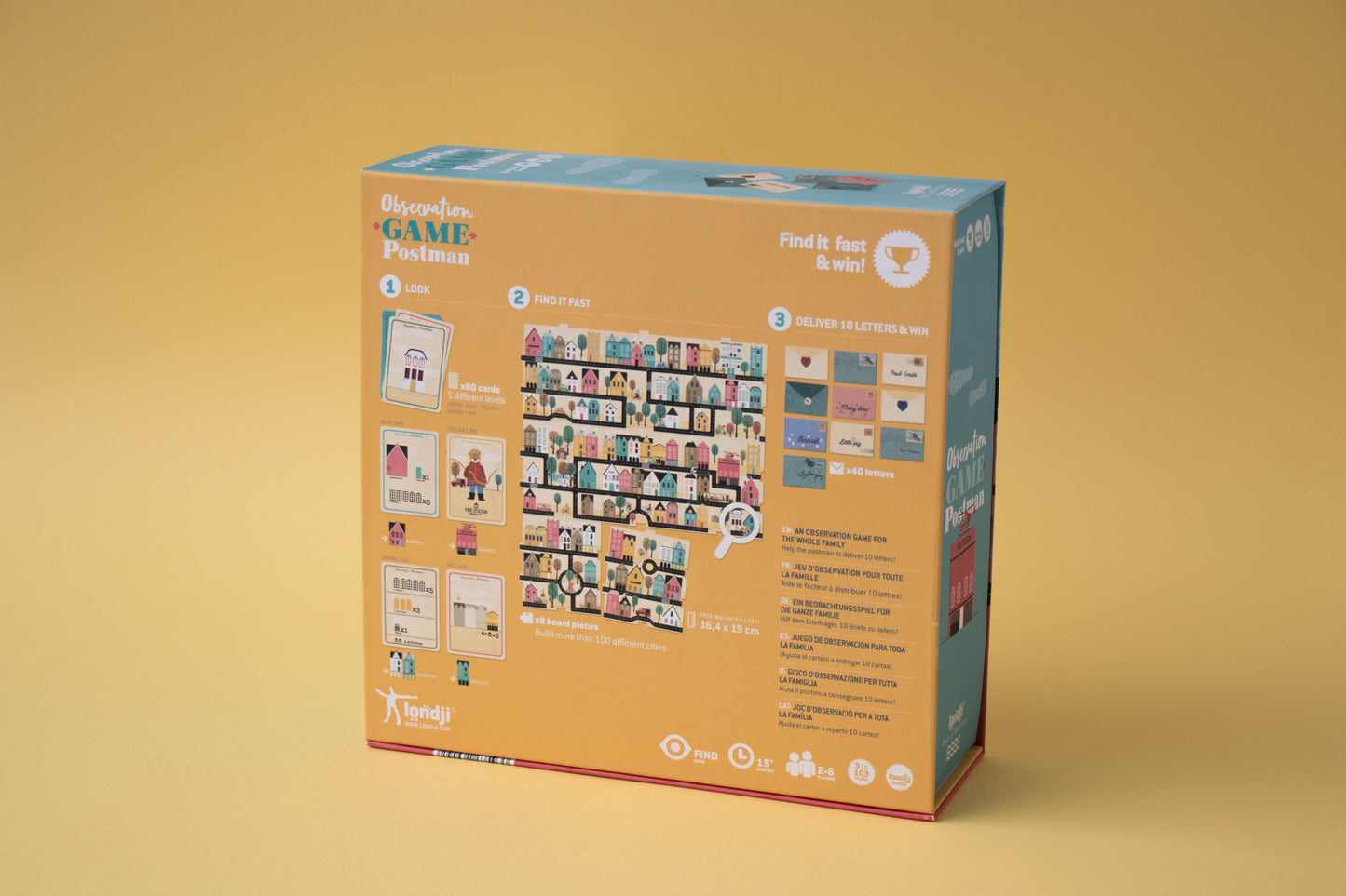 Londji Gesellschaftsspiel Postman - Geschwindigkeitsspiel