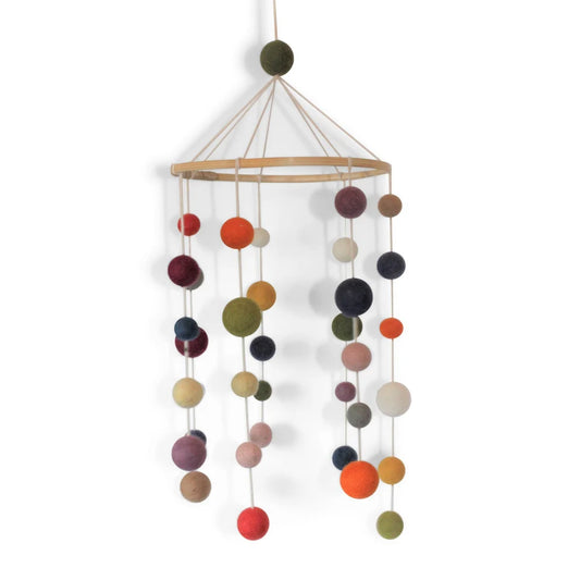 Gry & Sif Mobile Filzkugeln bunt