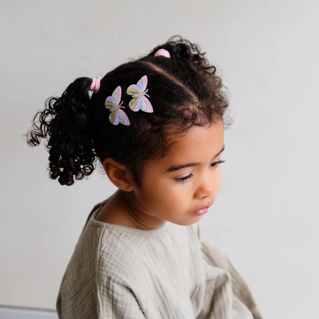 Mimi und Lula striped butterfly Clips