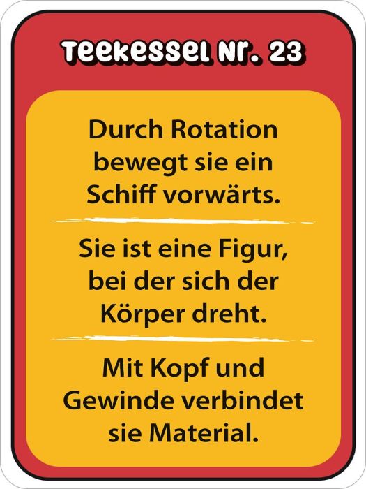 Moses Rätselsnacks Teekesselchen
