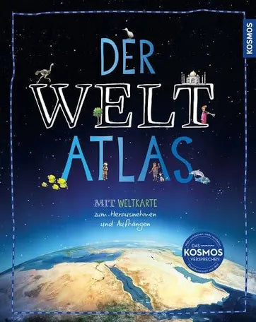 Kosmos Der Weltatlas - mit Weltkarte zum Herausnehmen und aufhängen