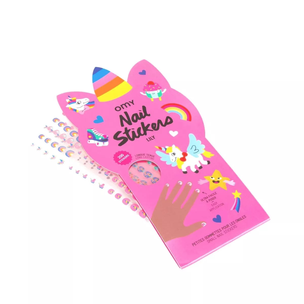 Omy Nagelsticker Lily Einhorn
