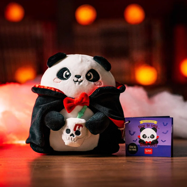 Legami Plüschtier Panda "Bam-Boo" Halloween - Mini Super Soft!