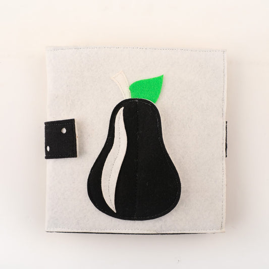 JollyDesigns Buch Black & White Kontrastbuch ab 3 Monate "Hohe Kontraste"