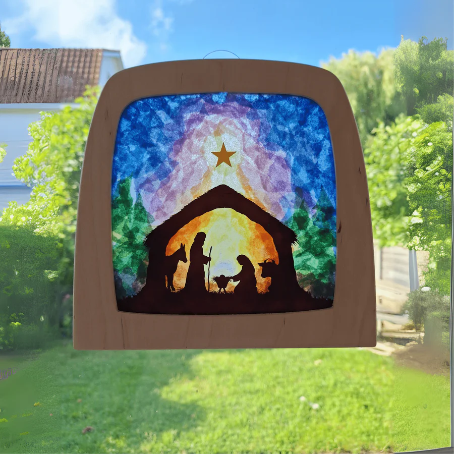 Toverlux DIY Silhouette Krippe