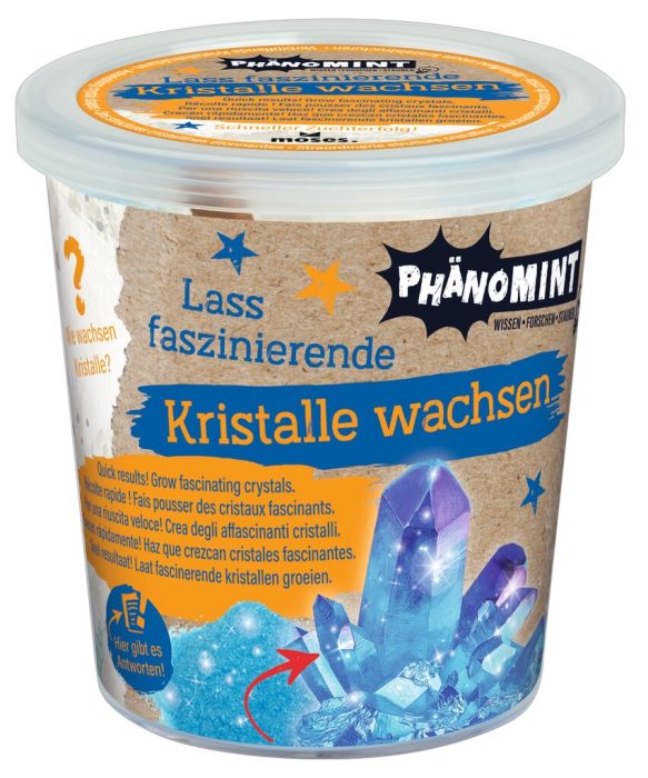 Phänomint Kristalle wachsen