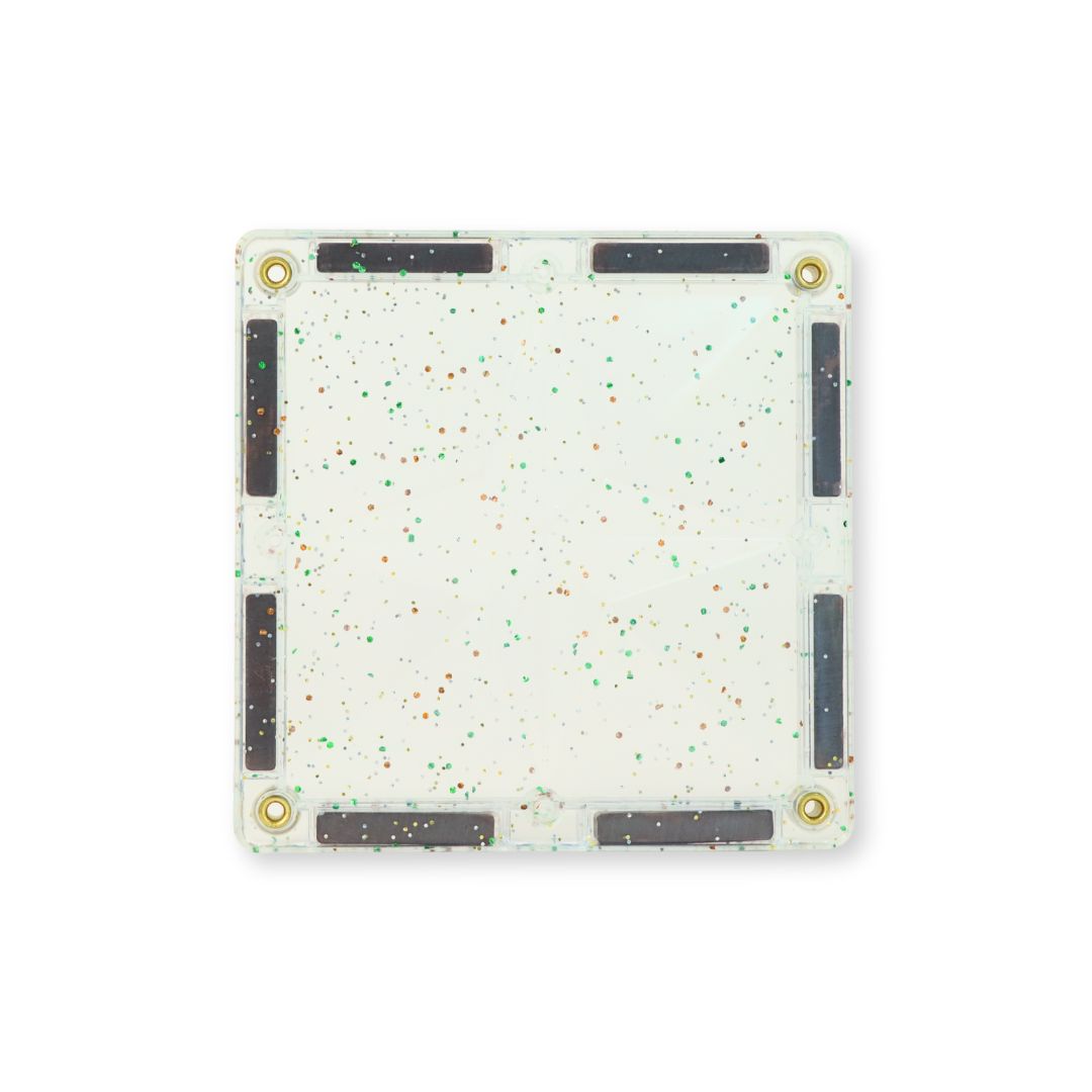 Cleverclixx Magnetbausteine Glitter Tiles Pack - 16 Teile