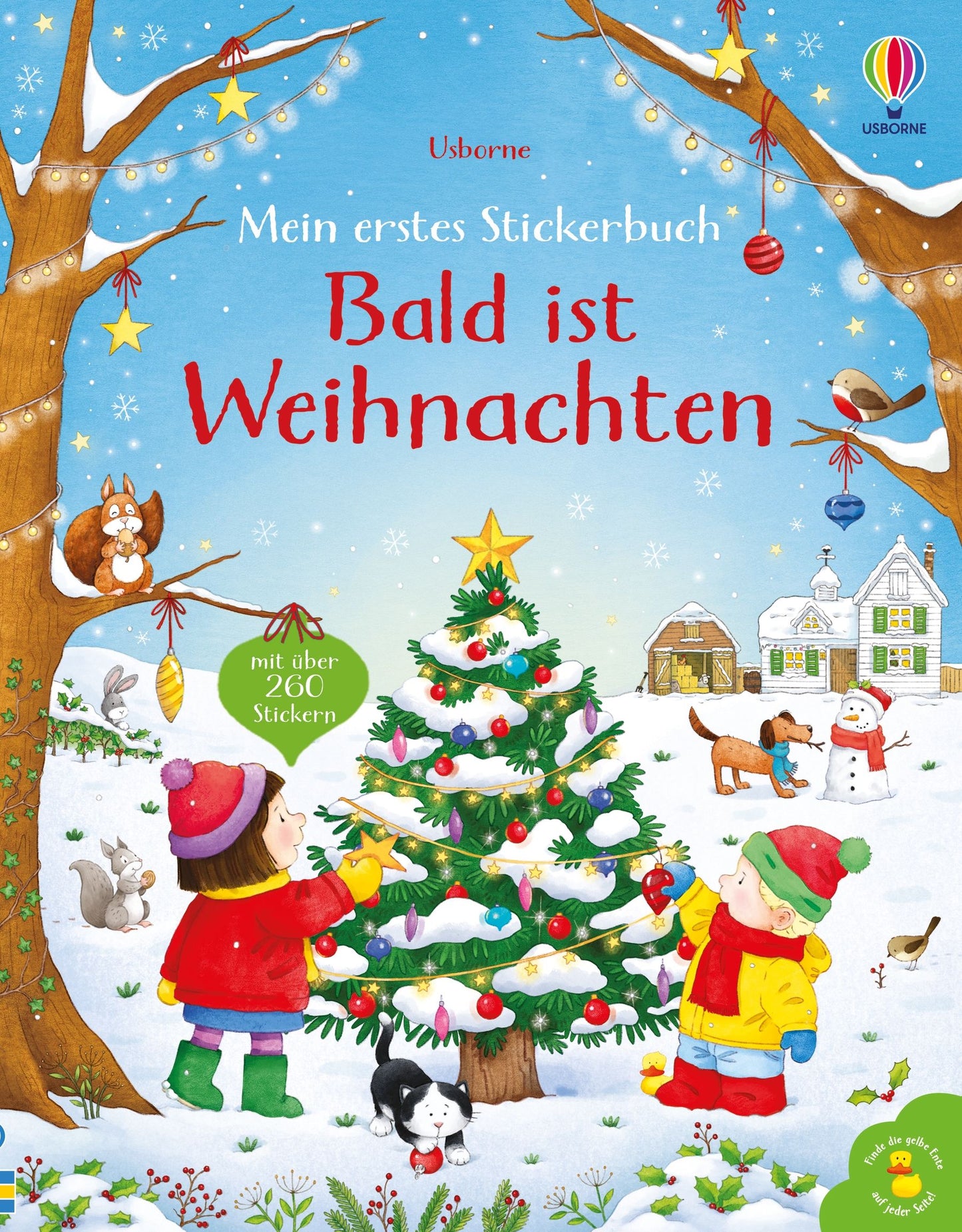 Usborne Mein erstes Stickerbuch - Bald ist Weihnachten