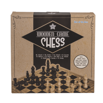 Out of the Blue Schachspiel Massivholz