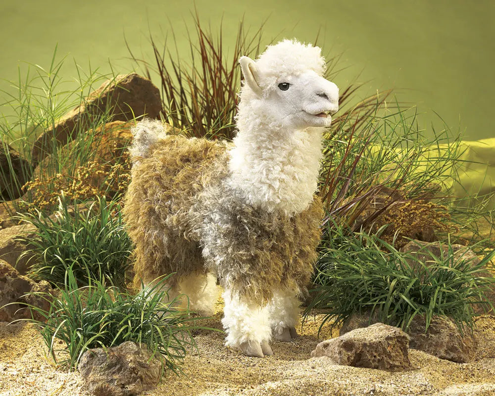Folkmanis Jochen Heil Handpuppen Alpaca