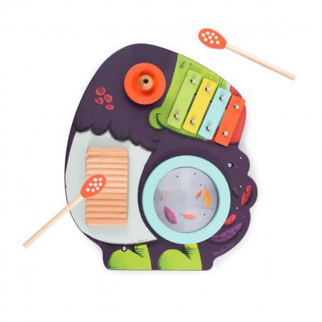 Moulin Roty Musikinstrument "Tukan Pakou“ Dans la Jungle