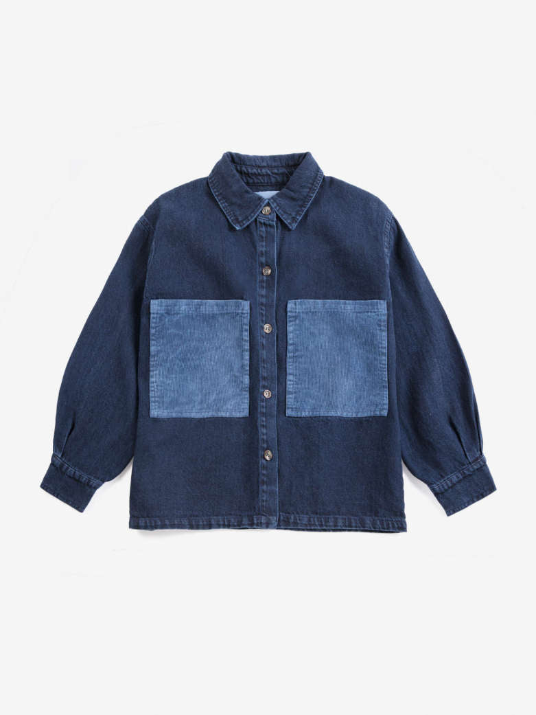 Bobo Choses Booo Bo Choses Tag denim shirt
