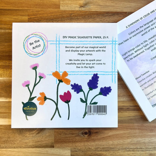 Toverlux DIY Toverlux Silhouette Papier, 25 Stück