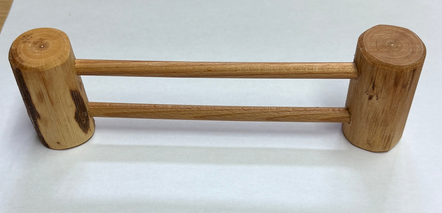 Drei Blätter Weidenzaun Holz
