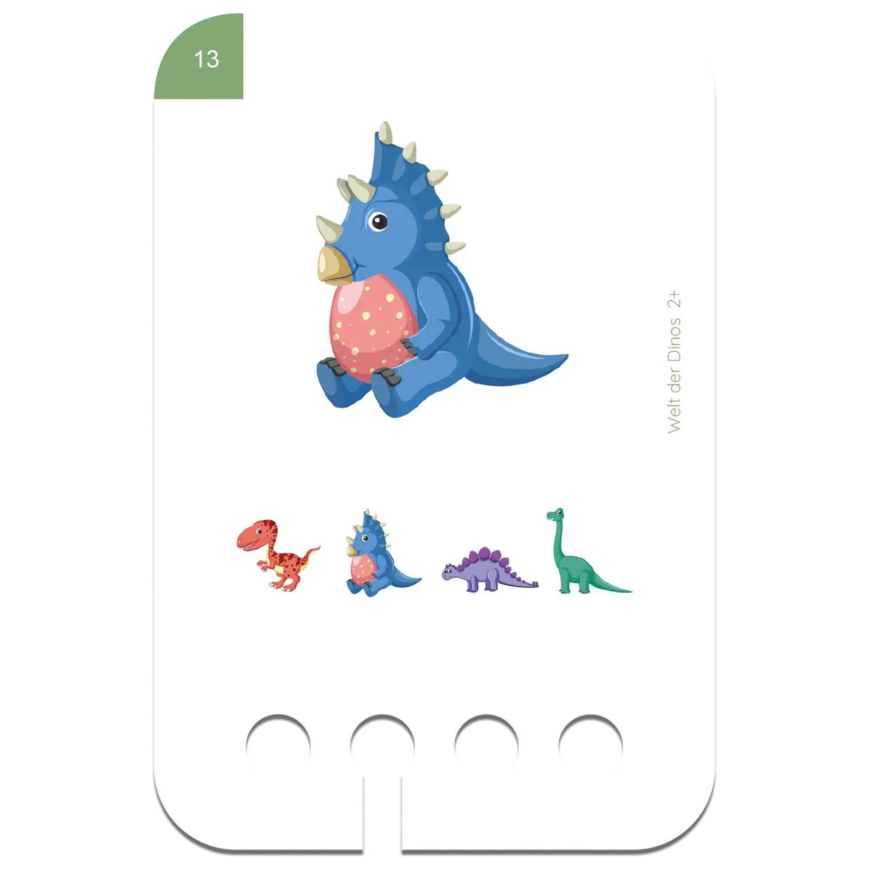 Kölner Lernspielverlag - Erste Übungen - Welt der Dinos, 2+