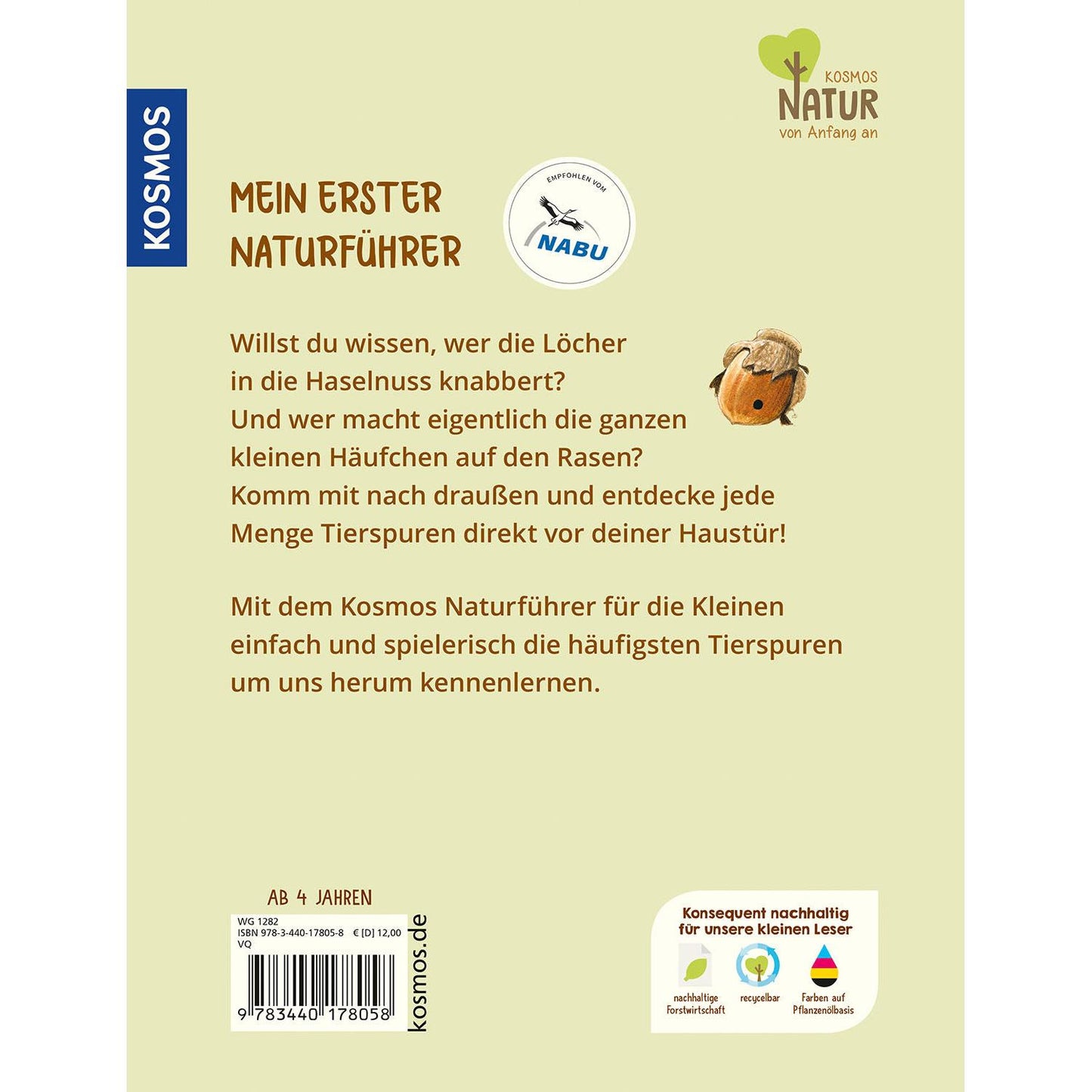 Kosmos - Mein erster Naturführer Welche Tierspur ist das?