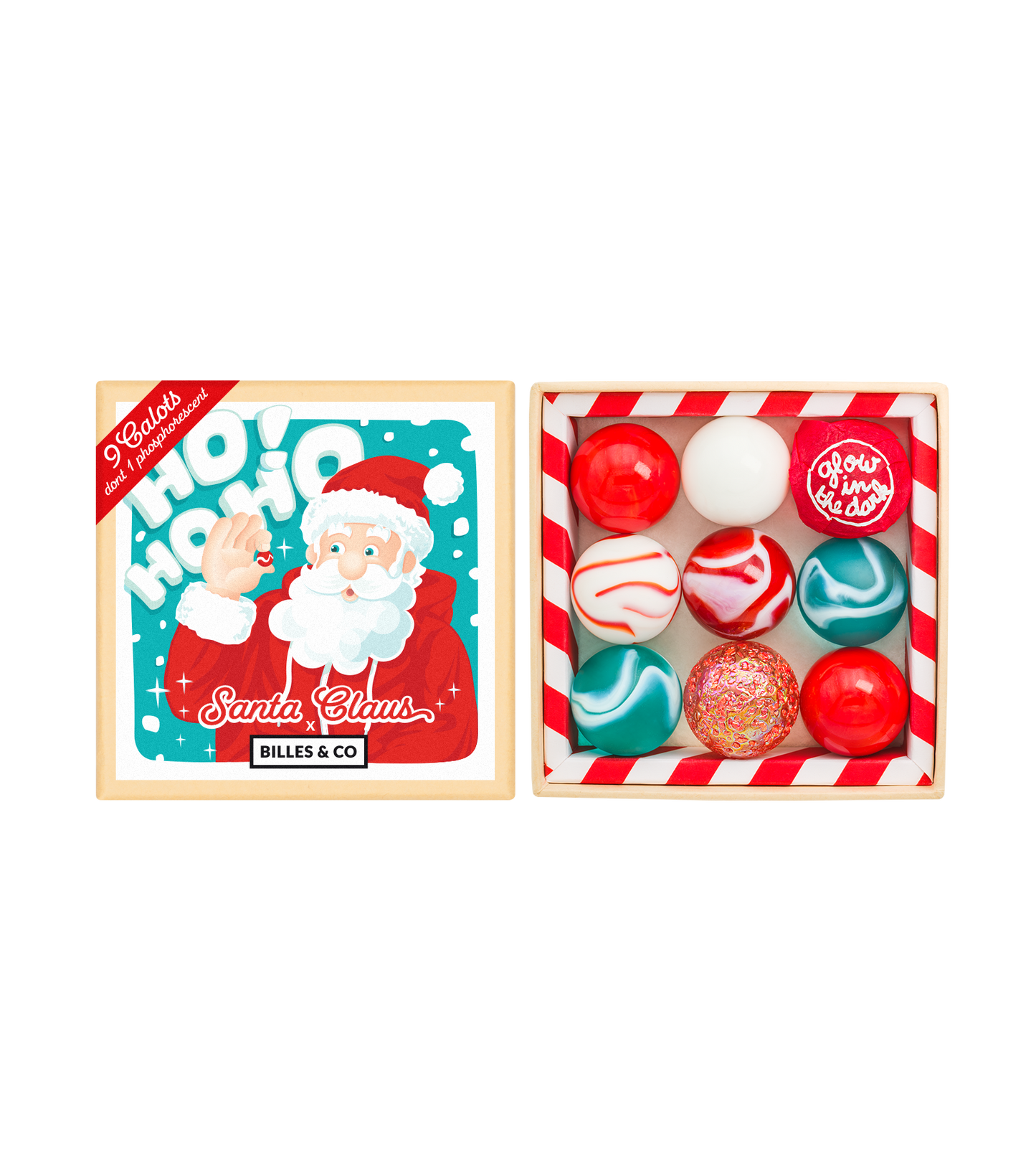 Billes & Co Murmel-Box Santa Claus klein