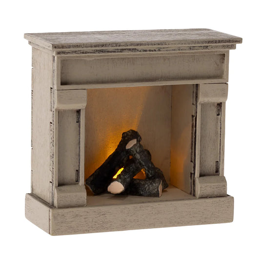 Maileg Mäuse Kamin Offwhite
