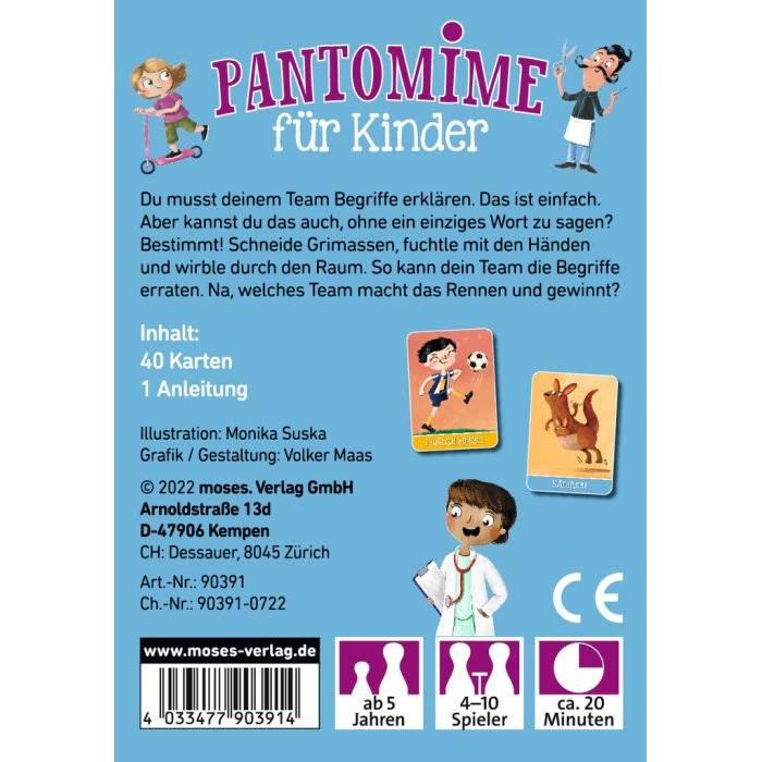 Moses Pantomime für Kinder