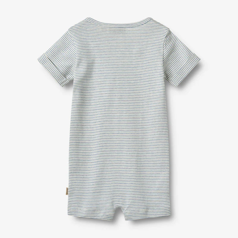 Wheat Junpsuit Overall Alfred blue stripe