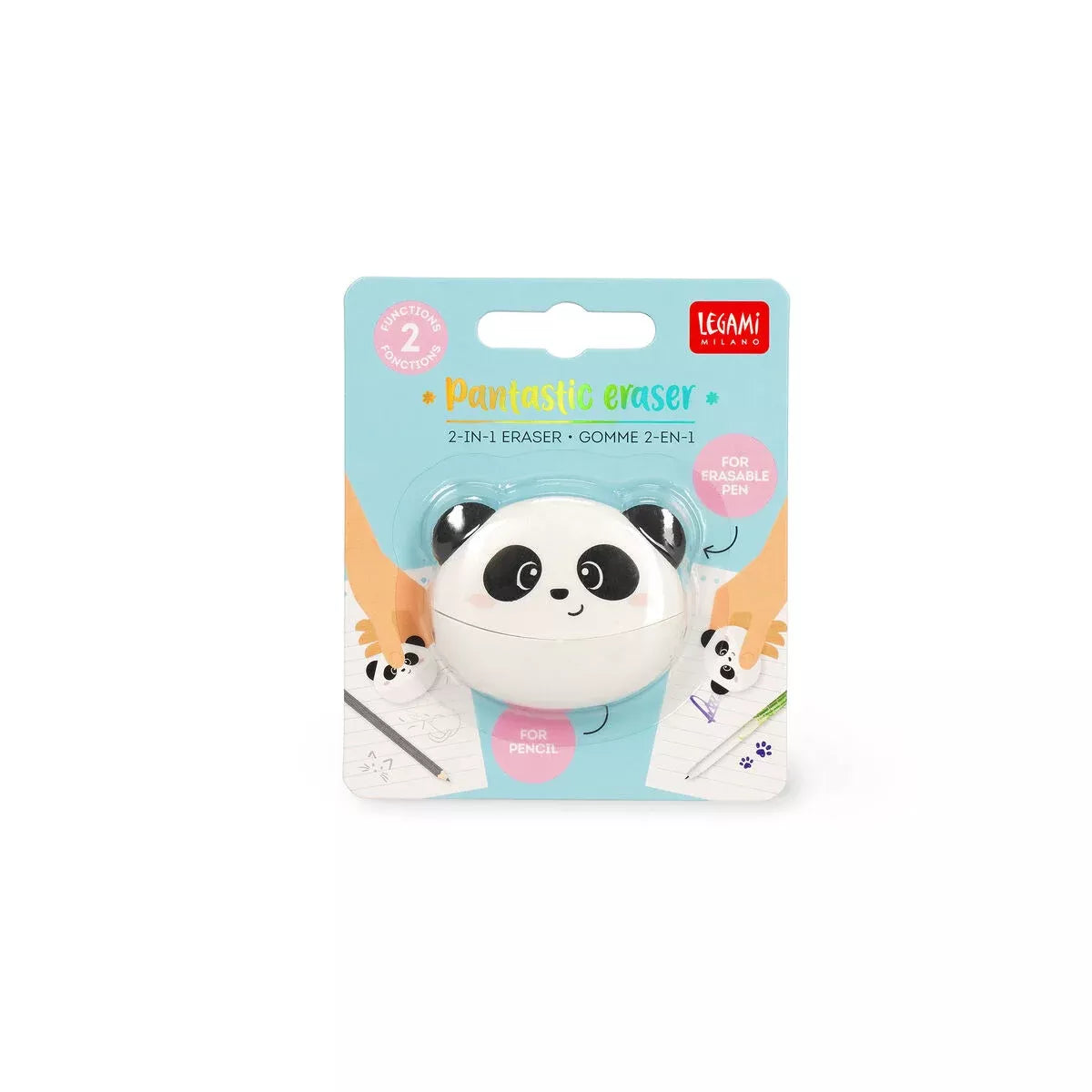 Legami 2 in 1 Radierer Panda