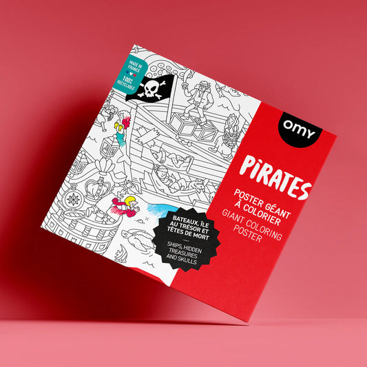 Omy Piraten Riesenposter zum Ausmalen