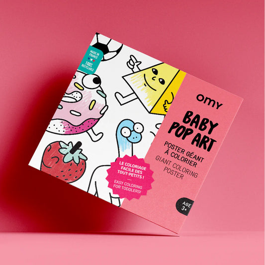 Omy Baby Pop Art Riesenposter zum Ausmalen