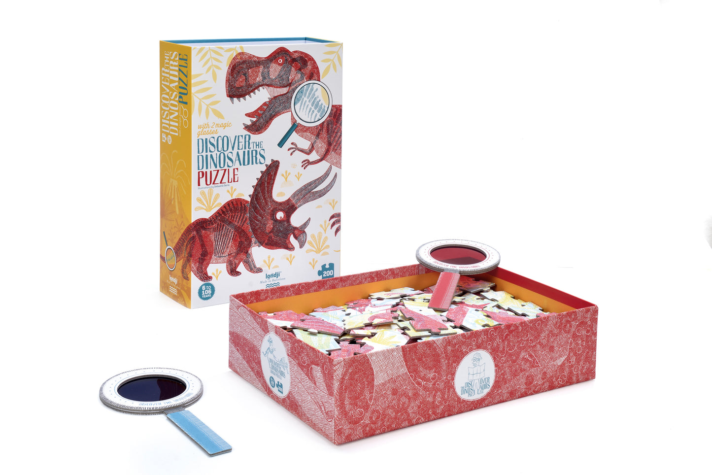 Londji Discover Dino Puzzle 200 Teile