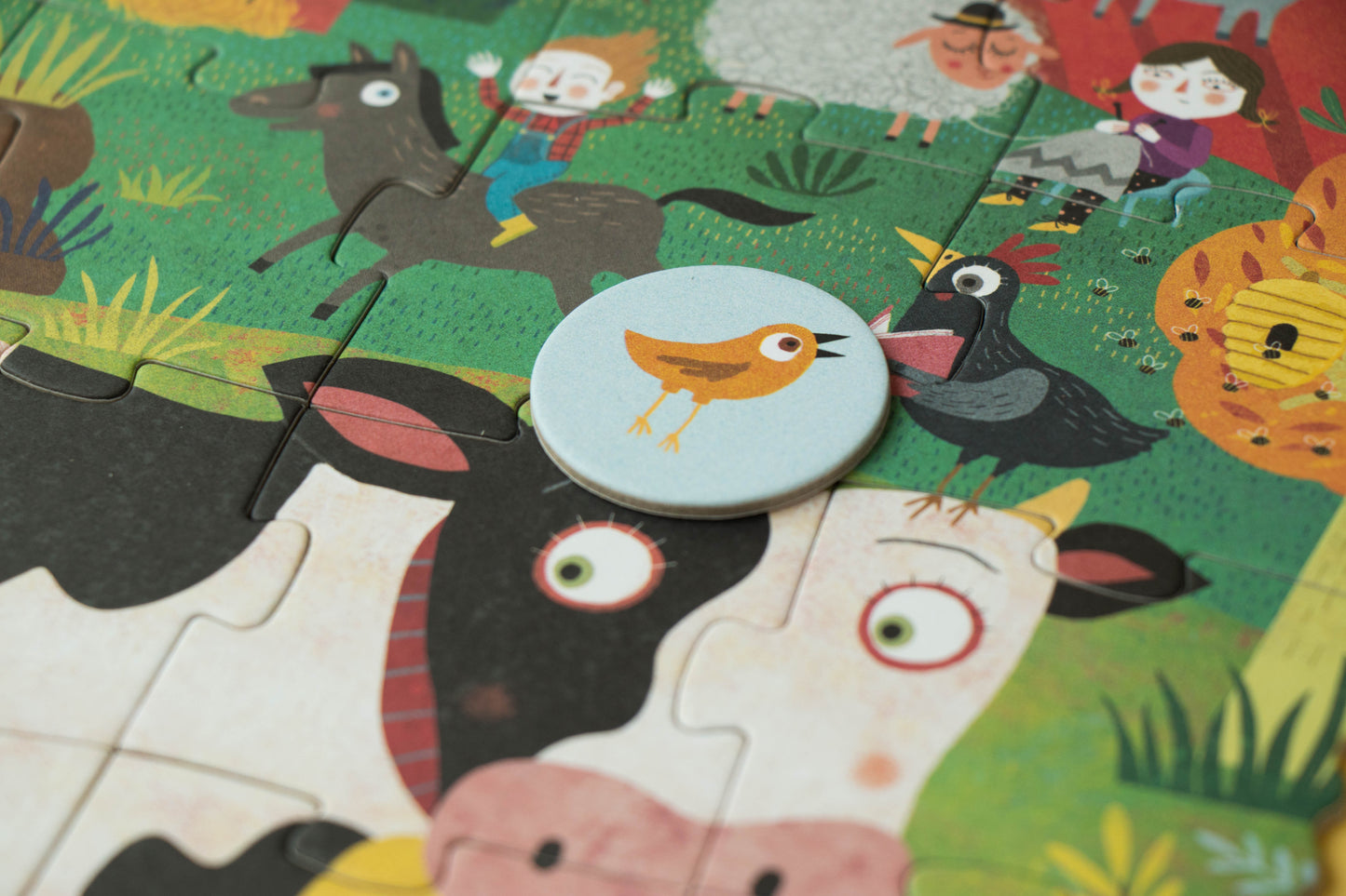 Londji 24-teiliges Puzzle my little farm Bauernhof