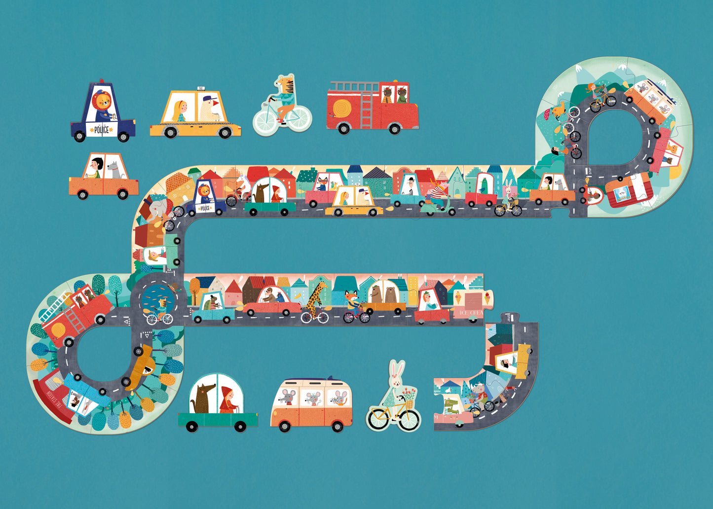 Londji Pocket Entdecker-Puzzle PETIT VOYAGE (24 Teile)
