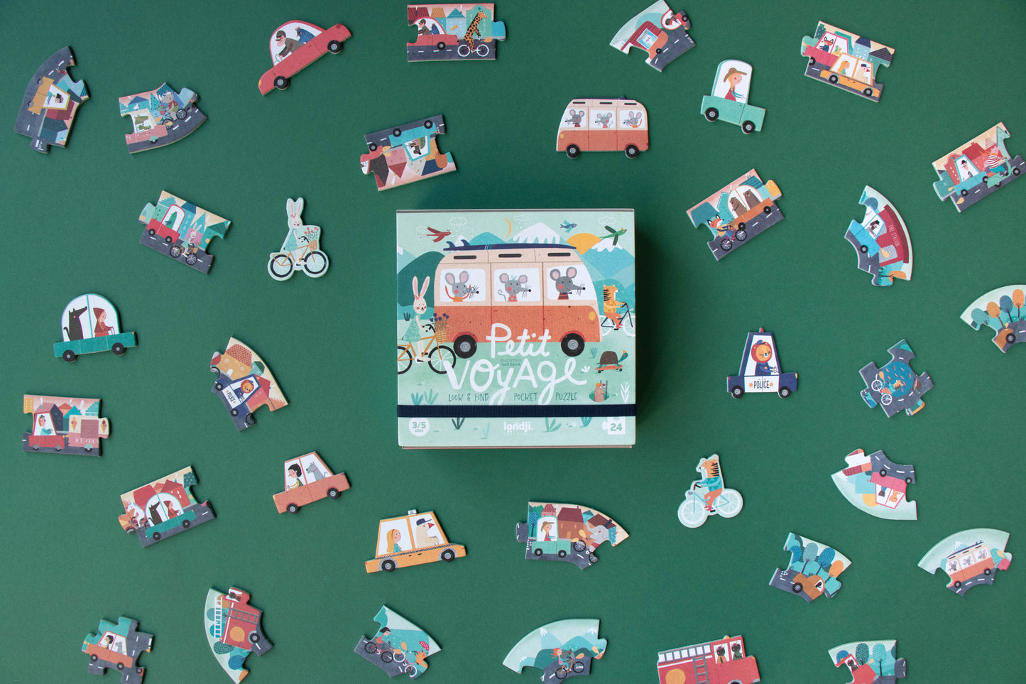 Londji Pocket Entdecker-Puzzle PETIT VOYAGE (24 Teile)