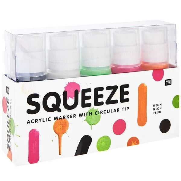 Rico Design Squeeze Stempelfarbe Neon