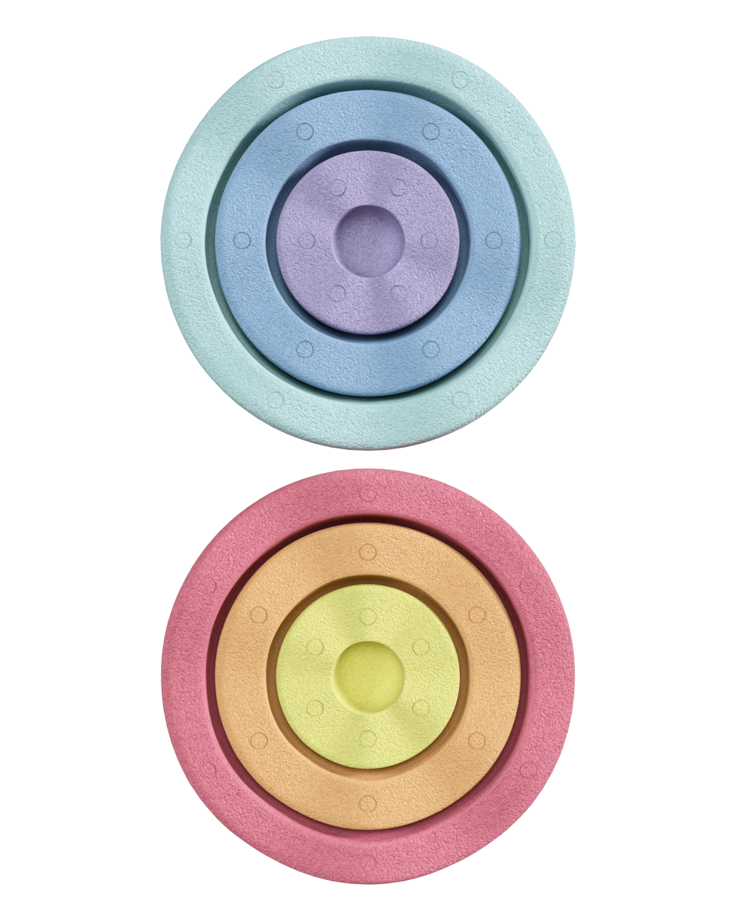 Stapelstein Inside rainbow pastel