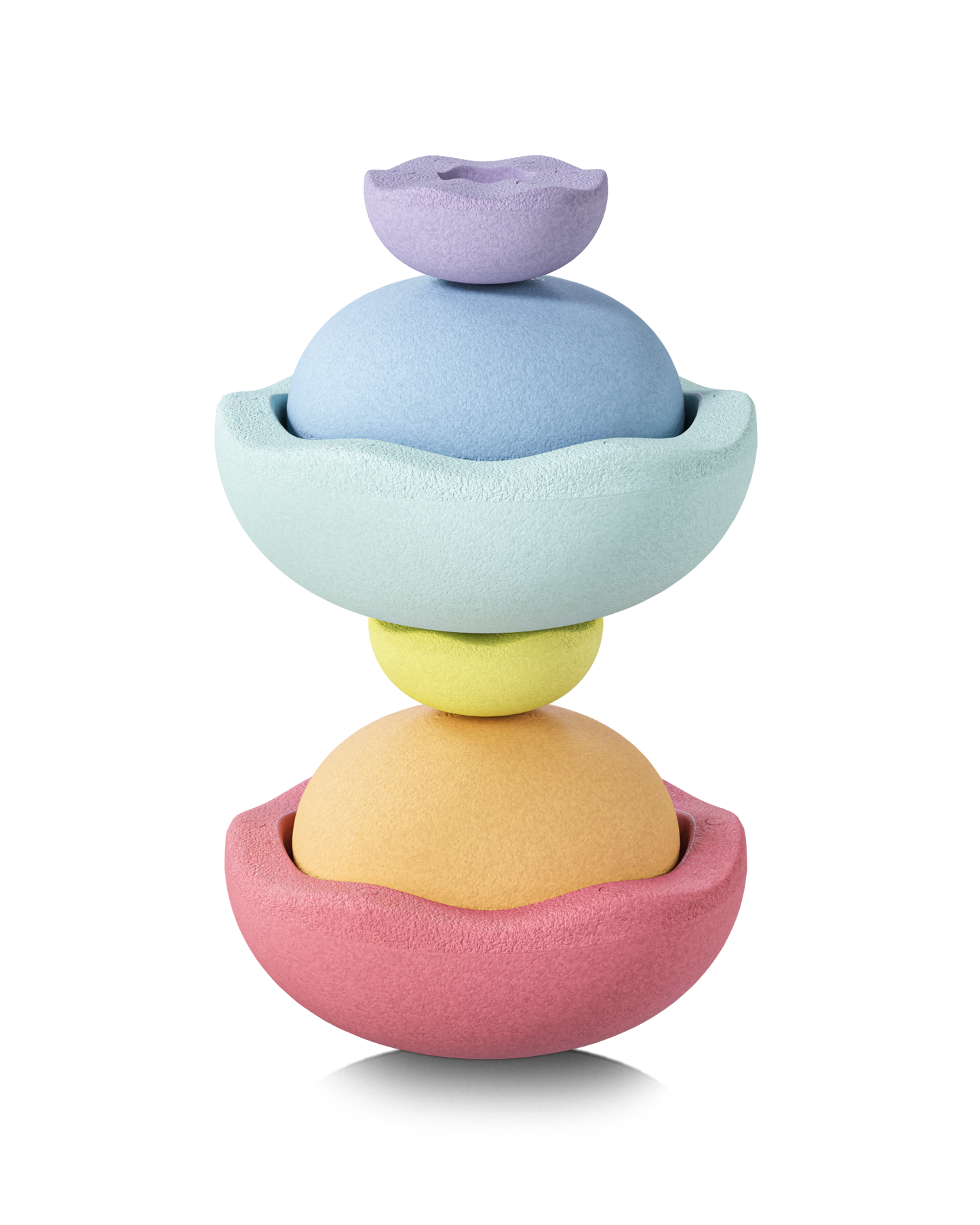 Stapelstein Inside rainbow pastel