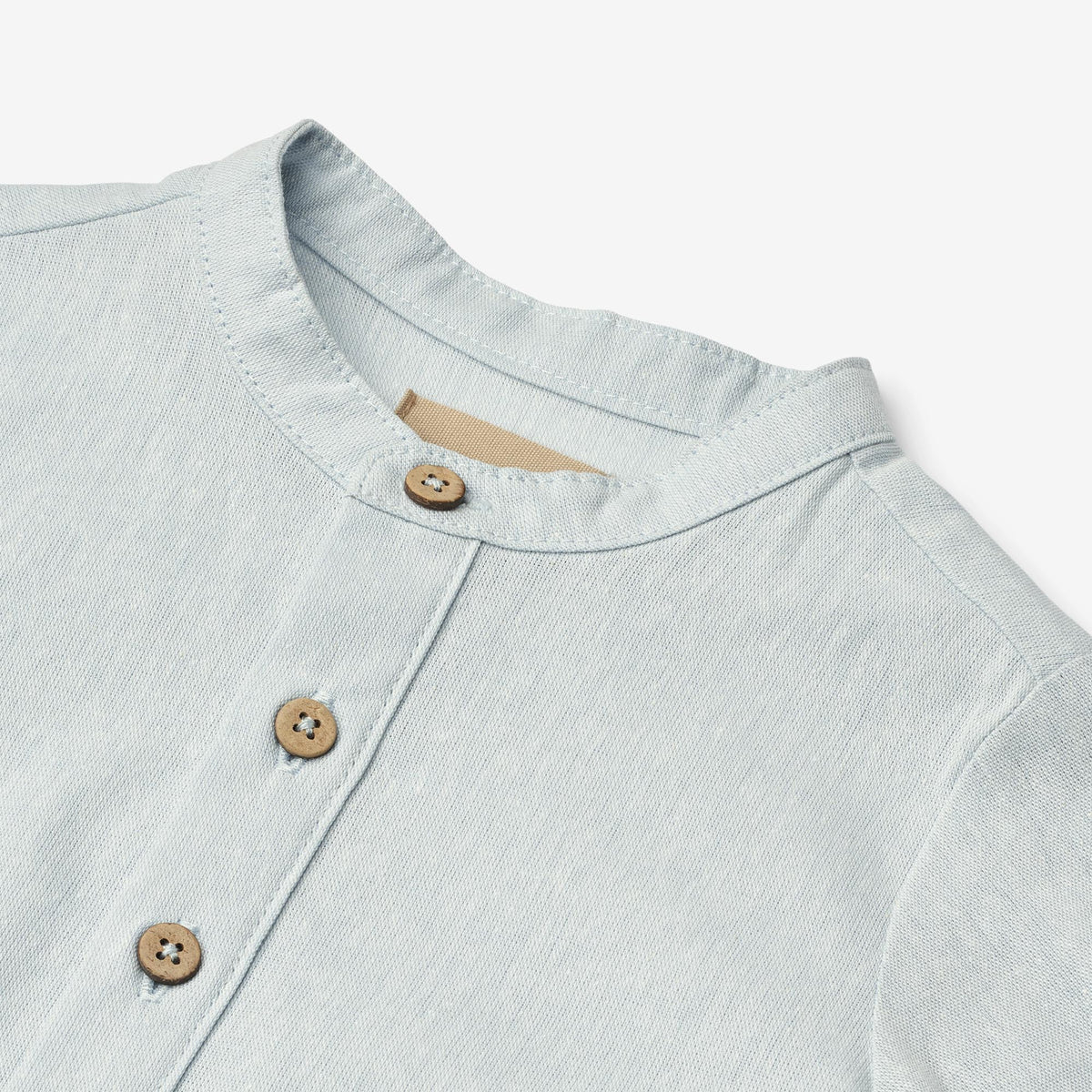 Wheat Romper Shirt Victor light blue chambray