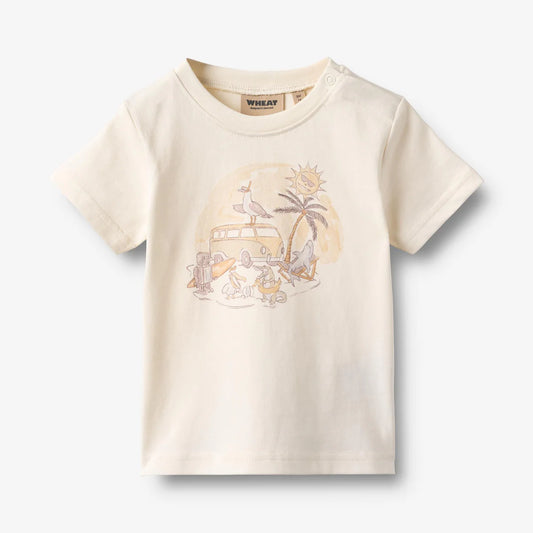 Wheat T-Shirt S/S Sonny ivory