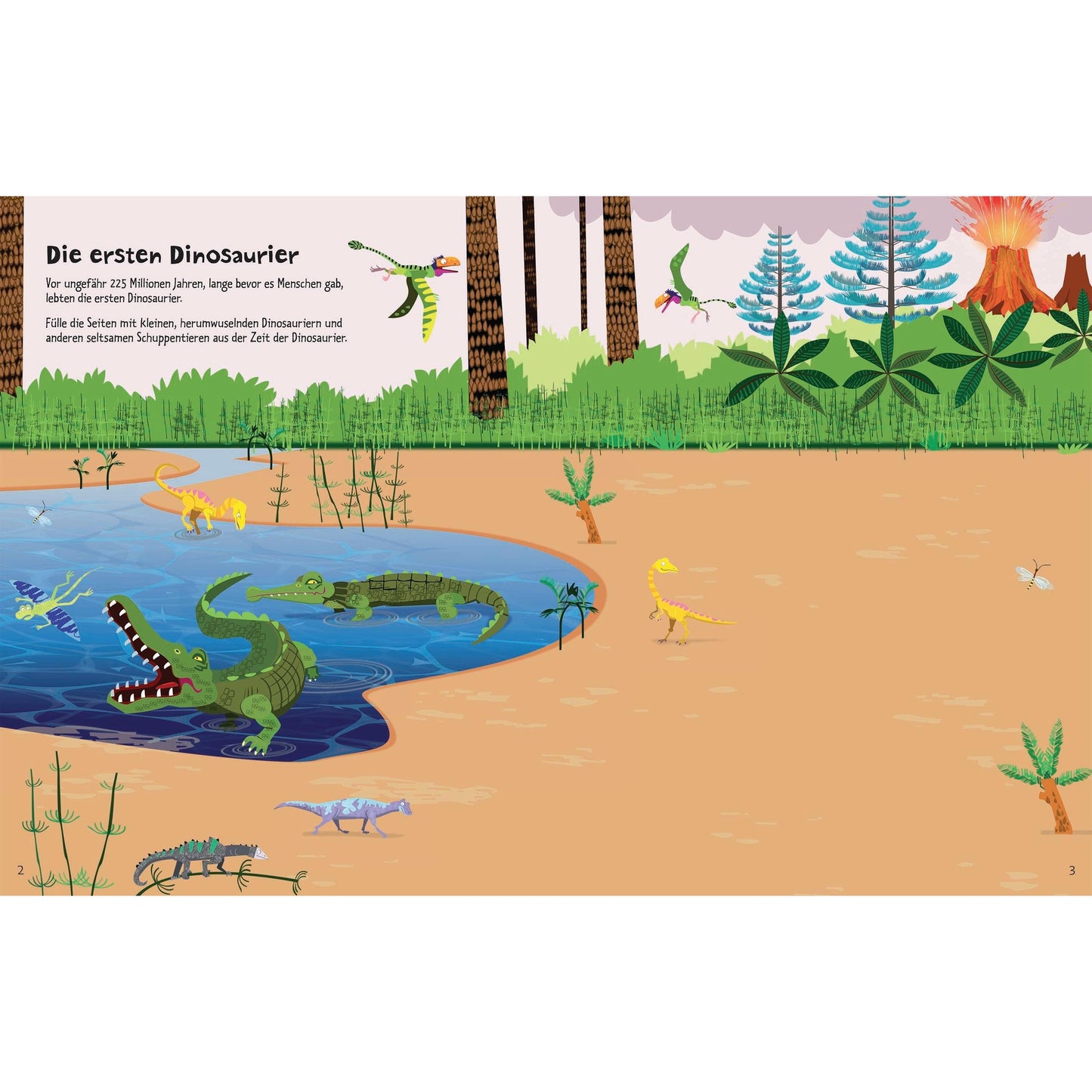 Usborne Mein Stickerbuch: Dinosaurier 5+
