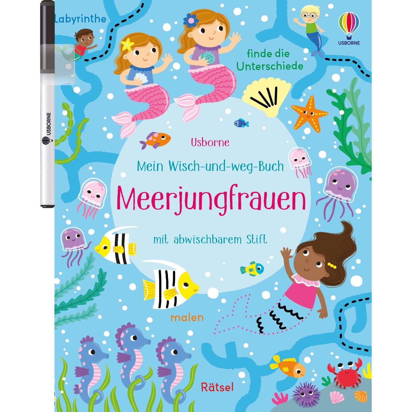 Usborne Mein wisch und weg Buch Meerjungfrauen