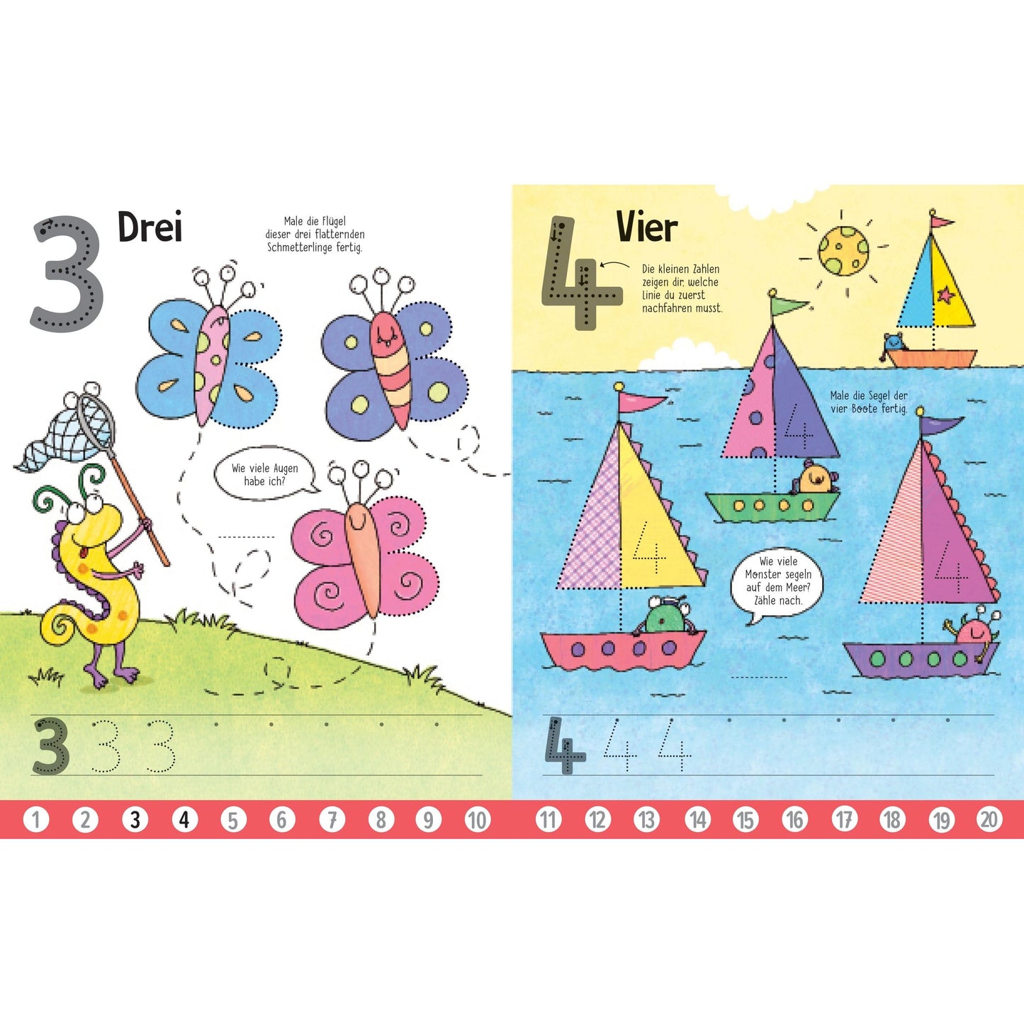 Usborne Mein wisch und weg Buch - die Welt der Zahlen